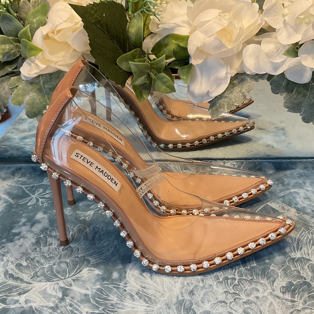 Steve Madden Vyper Embellished Heels